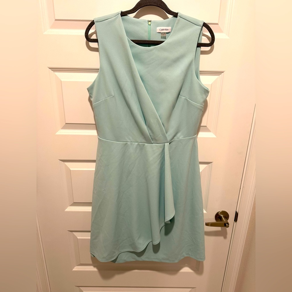 Teal Sleeveless Dress